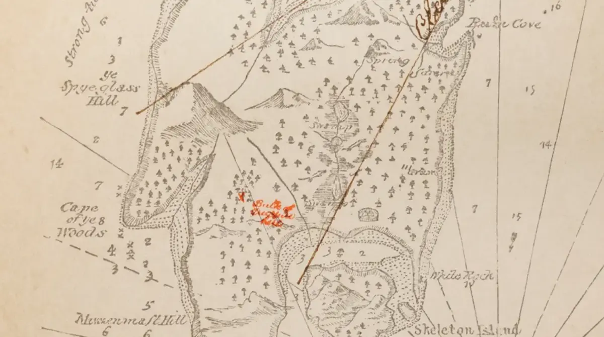 Library of Congress feature image showing a vintage-style map for imaginary places